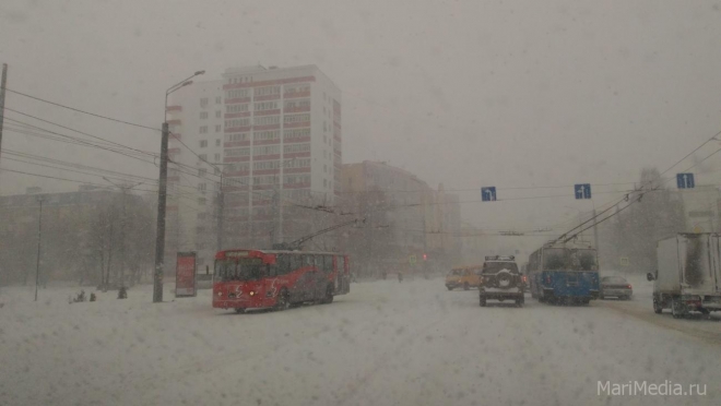 Коммунальные службы Йошкар-Олы мобилизованы на борьбу с непогодой