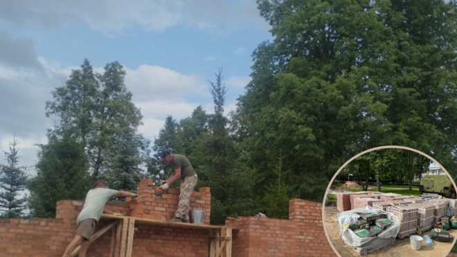 В Куженере реконструируют памятник участникам Великой Отечественной войны