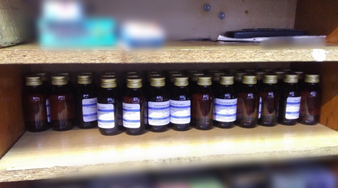 В Йошкар-Оле  полицейские изъяли  760 пузырьков этилового спирта