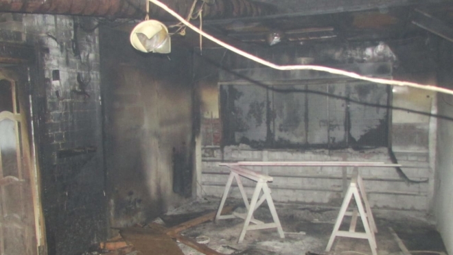 На фабрике детской мебели сгорел малярный цех в Йошкар-Оле