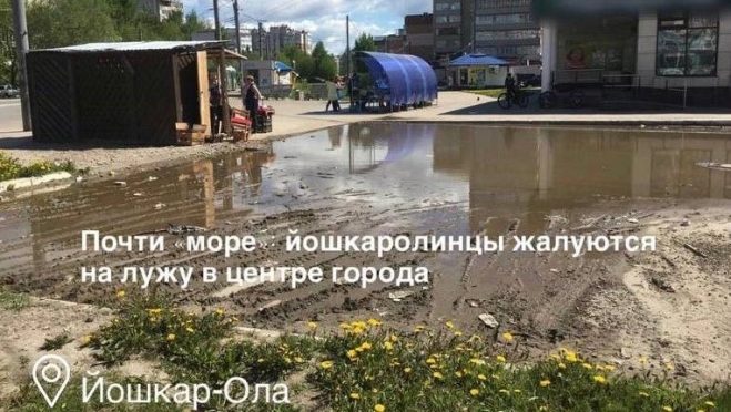 Йошкаролинцы жалуются на «море» на парковке возле Гомзовского кольца