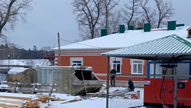 В строящейся поликлинике в Юрино приступили к отделочным работам