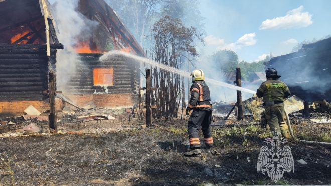 В деревне Туршемучаш произошёл крупный пожар — есть пострадавшие
