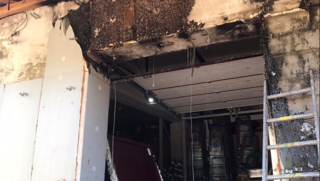 В Звенигово горел магазин строительных материалов