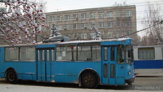 Йошкар-олинские троллейбусы в новогоднюю ночь уйдут с линий на час раньше