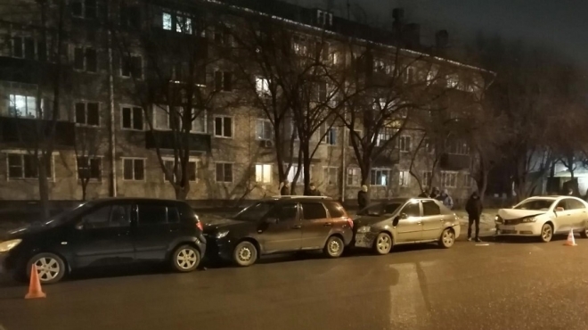 В Йошкар-Оле в ДТП попали пять машин