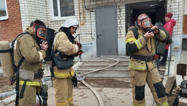 В Марий Эл в прошедшие сутки пожарные выезжали на три возгорания
