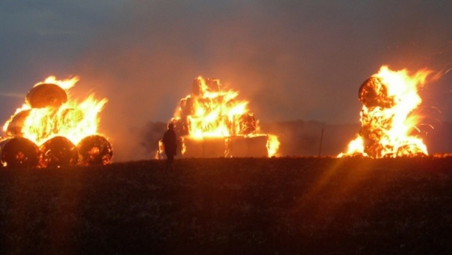 В выходные в Марий Эл горели частное хозяйство, котельная и солома