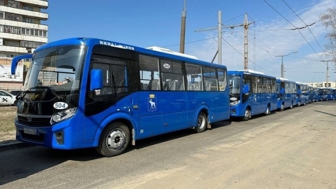 В Йошкар-Оле сегодня запустили на линию новый автобусный маршрут №21С