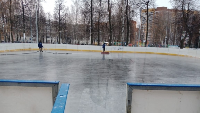 Завтра в Йошкар-Оле вновь заработает каток в Парке Победы