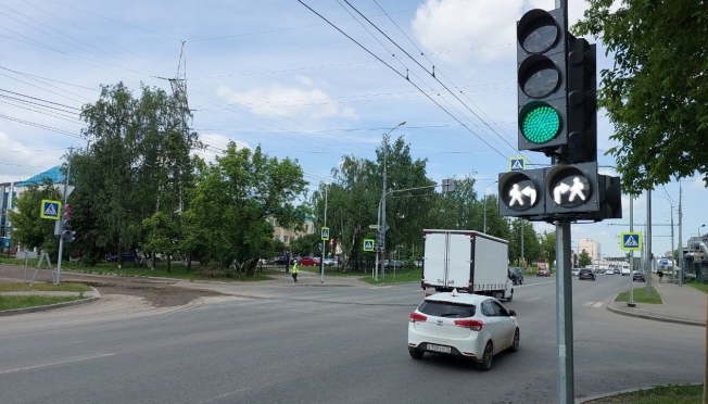 В Йошкар-Оле на светофорах 13 перекрёстков установят дополнительные секции