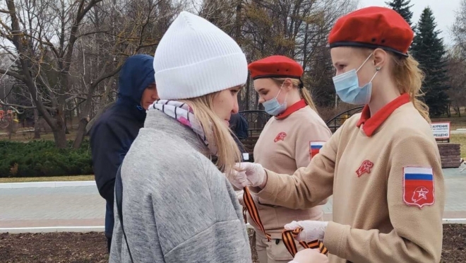 В Марий Эл раздали около 15 тысяч георгиевских ленточек