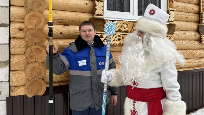 В Сернурском районе газифицирована резиденция  Йӱштӧ Кугыза  – Марийского Деда Мороза