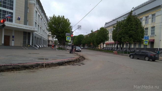 В Йошкар-Оле на сутки ограничено движение по улице Кремлевской
