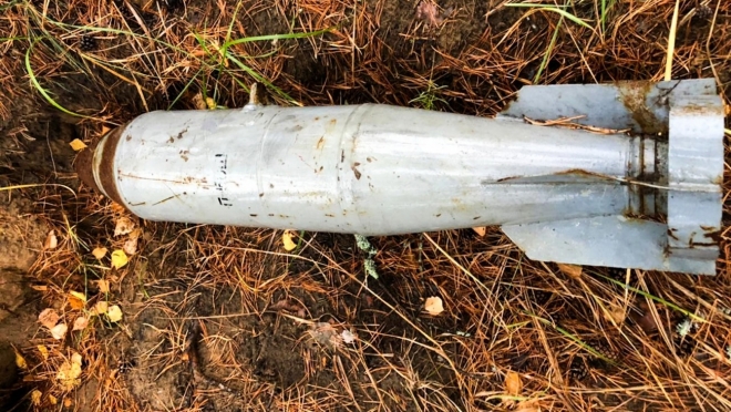 На озере Чуркан обнаружили авиационную бомбу времён ВОВ