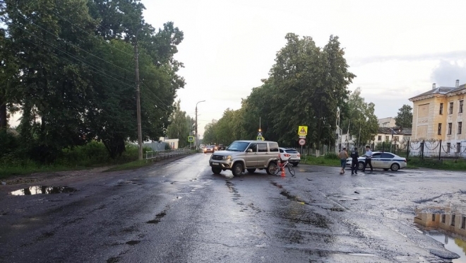 В Волжске «УАЗ Патриот» сбил велосипедиста