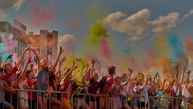 Жителей Йошкар-Олы испачкают красками