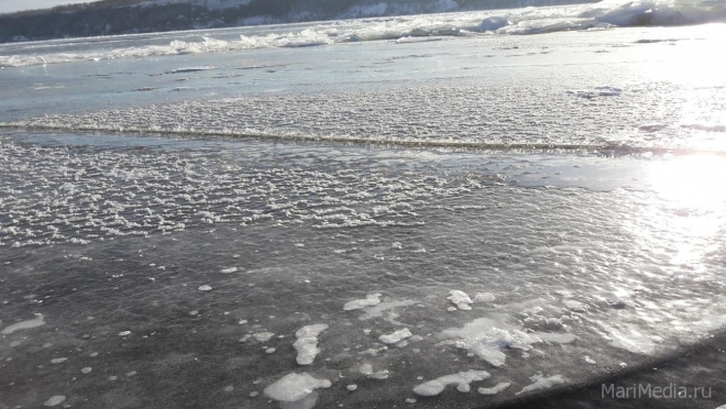 Толщина льда на водоёмах Марий Эл достигает полуметра