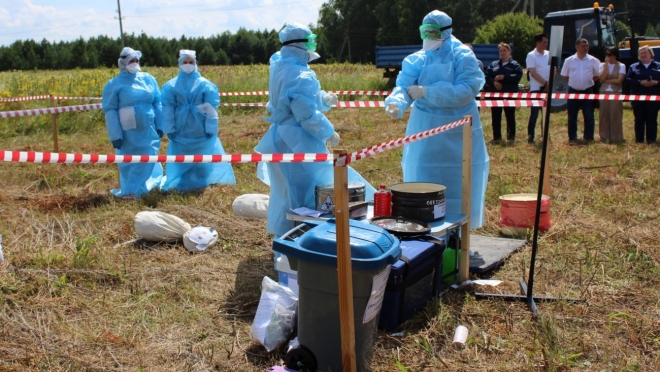 В Марий Эл в деревне Сергушкино прошли масштабные учения