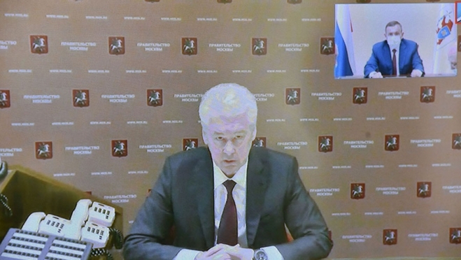 Сергей Собянин провел совещание с главами регионов о мерах по борьбе с коронавирусом