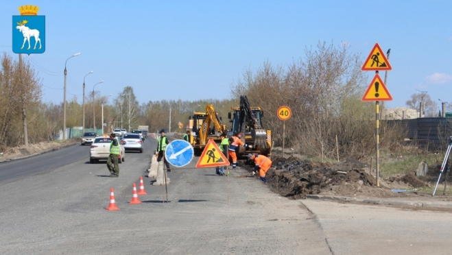 В Йошкар-Оле начали ремонт Сернурского тракта
