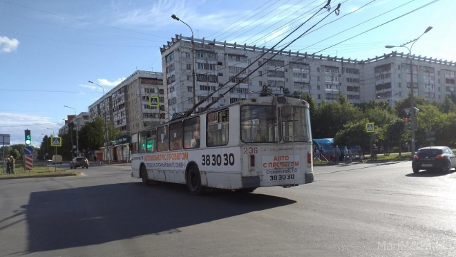 Сегодня в Йошкар-Оле троллейбусы работают до 23 часов
