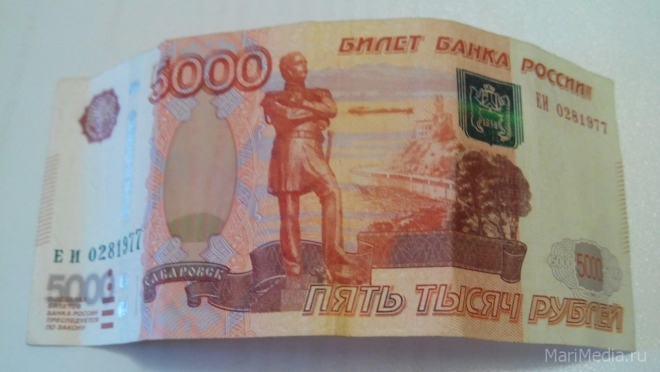 В Мари-Туреке в столовой расплатились фальшивой денежной купюрой