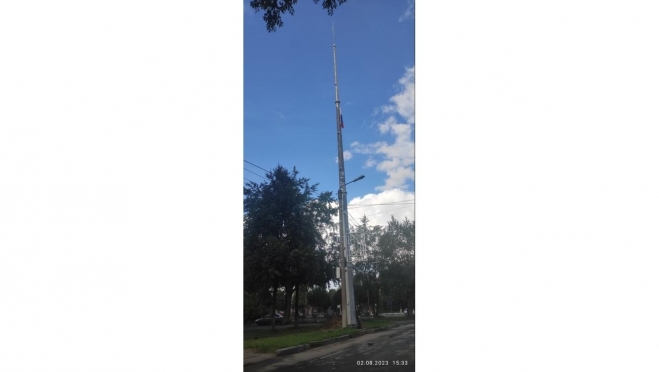 Кто разрешил установить многометровую конструкцию в Йошкар-Оле на улице Лобачевского