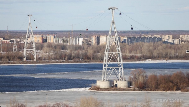 Канатную дорогу в Нижнем Новгороде закроют 10 апреля