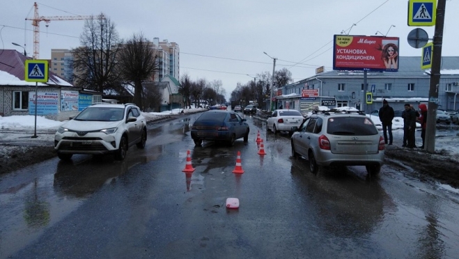 В Йошкар-Оле женщину сбили прямо на «зебре»
