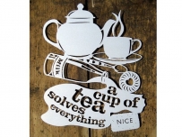 * a cup of tea solves everything - чашка чая решает все;
* nice - хороший.