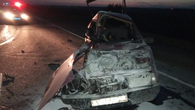 На трассе «Йошкар-Ола – Уржум» «ВАЗ-2109» врезалась в иномарку