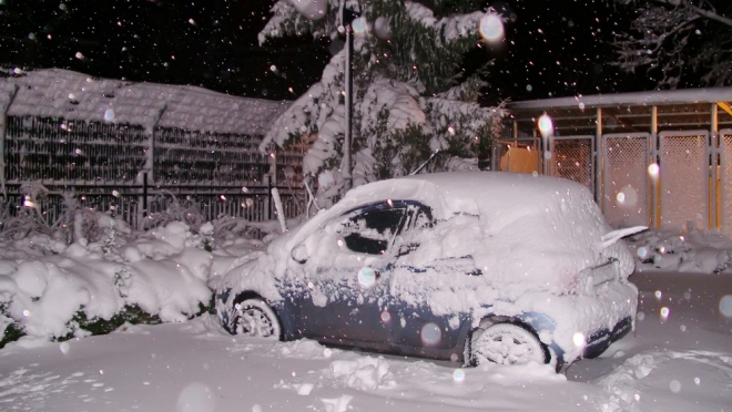 На дорогах Марий Эл снежные заносы, накат, сильная гололедица