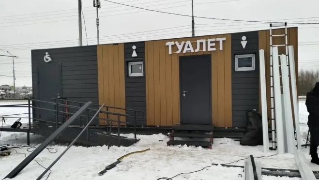 В Йошкар-Оле ставят ещё один модульный туалет
