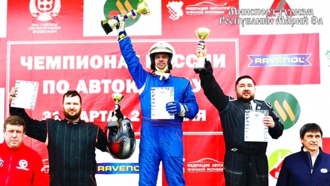 В соревнованиях по автокроссу в Чечне первое место занял гонщик из Йошкар-Олы
