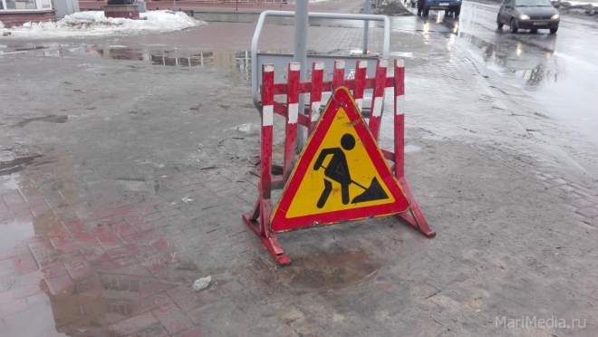 В Йошкар-Оле ведётся ремонт улицы Советской — движение ограничено