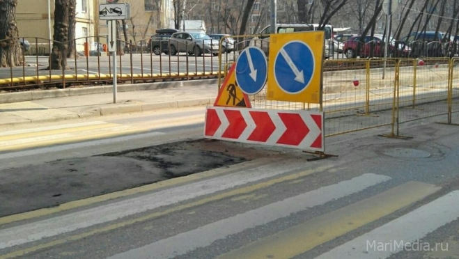 В Йошкар-Оле ограничено движение по улице Западная