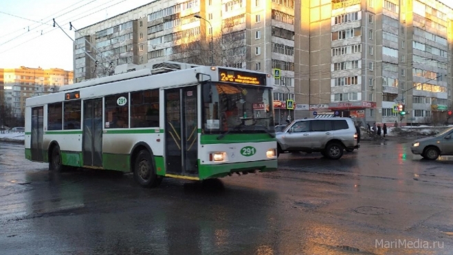 В Йошкар-Оле из-за перекрытия Царьградского проспекта изменена схема движения троллейбусов