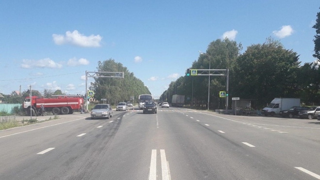 В Марий Эл автобус столкнулся с иномаркой