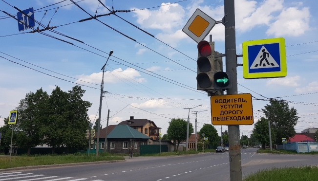 На одном из йошкар-олинских светофоров появилась дополнительная стрелка