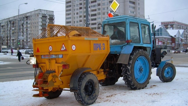 На снежную свалку Йошкар-Олы вывезено более 6 000 кубометров снега