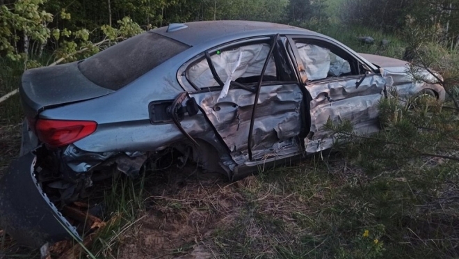 На автодороге «Вятка» грузовой MAN протаранил BMW