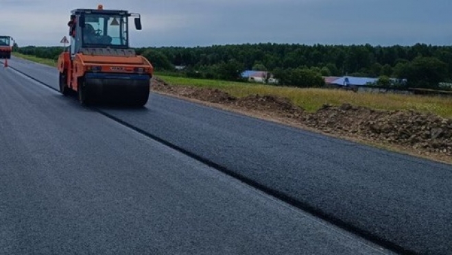 В Марий Эл начали ремонт дороги на подъезде к Куженеру