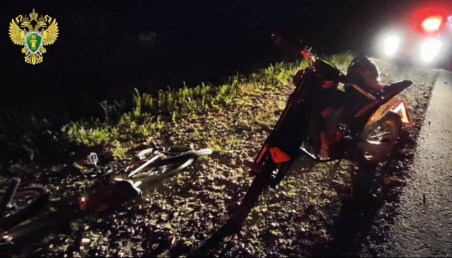 В Марий Эл 14-летний мотоциклист совершил наезд на велосипедистку