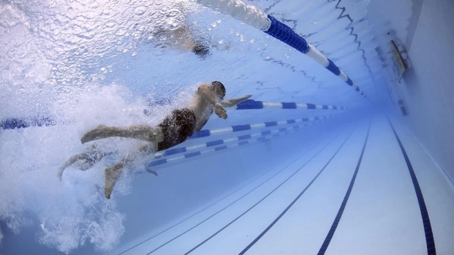 Дворец водных видов спорта принимает посетителей