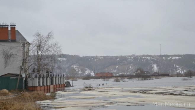Уровень воды в Волге пока не угрожает Кокшайску