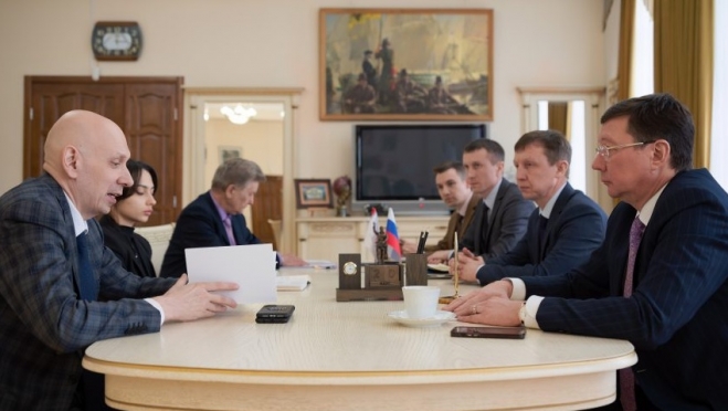 Константин Иванов и Станислав Бедкин обсудили Стратегию национальной политики Марий Эл