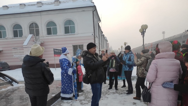 В Йошкар-Олу прибыл туристический поезд с гостями из Оренбурга, Самары и Ульяновска
