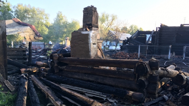 В Моркинском районе на пожаре погиб пенсионер