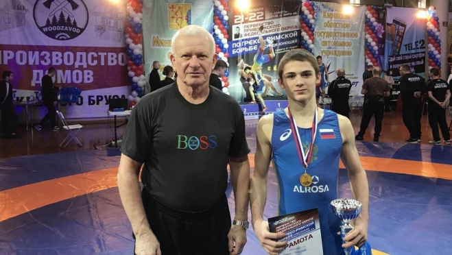 Борец из Волжска Владислав Бырля победил на соревнованиях в Ярославле